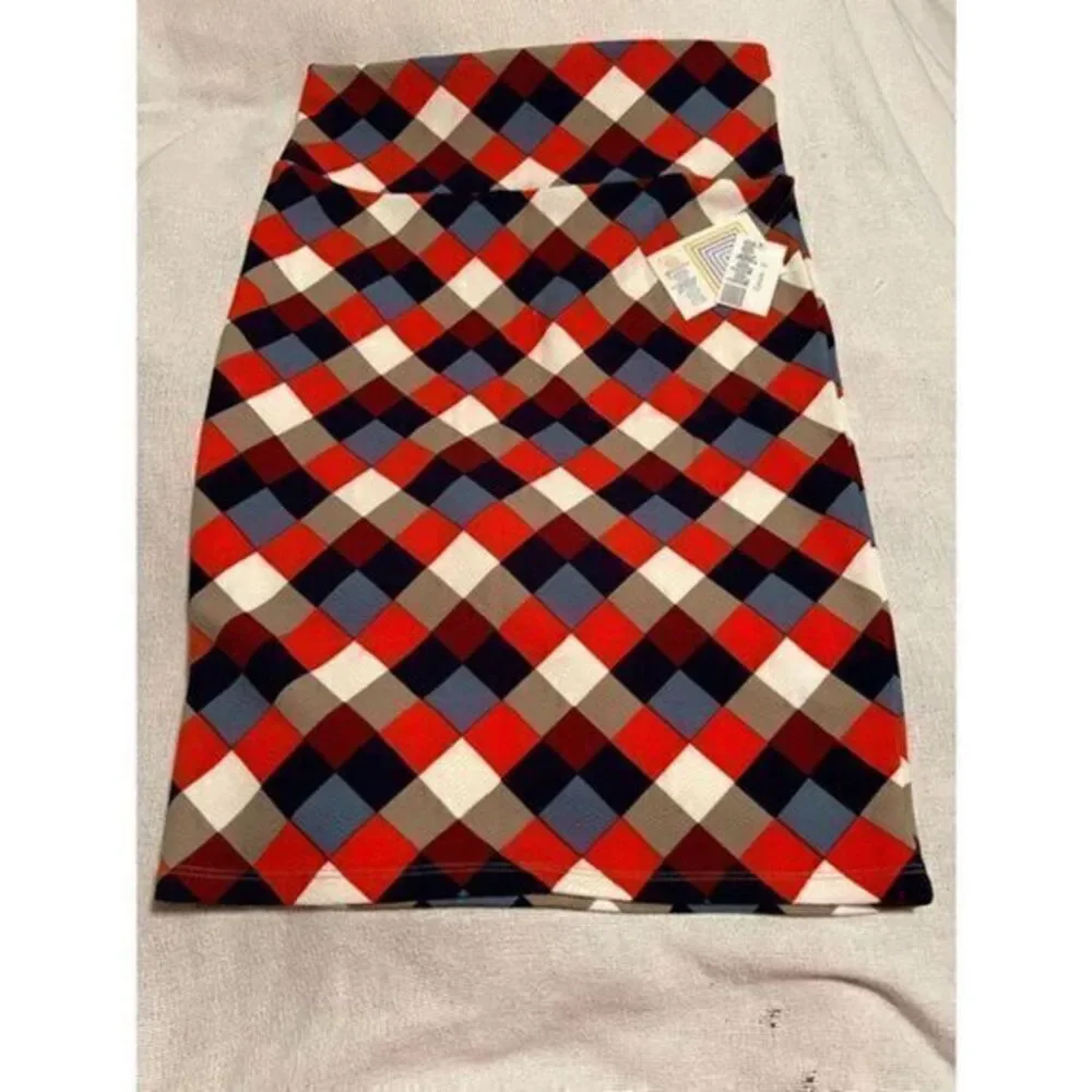 Lularoe Pull On Multicolored Pencil Skirt